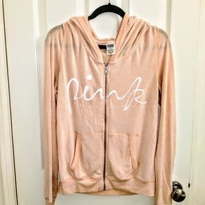 VS Pink essential full zip hoodie